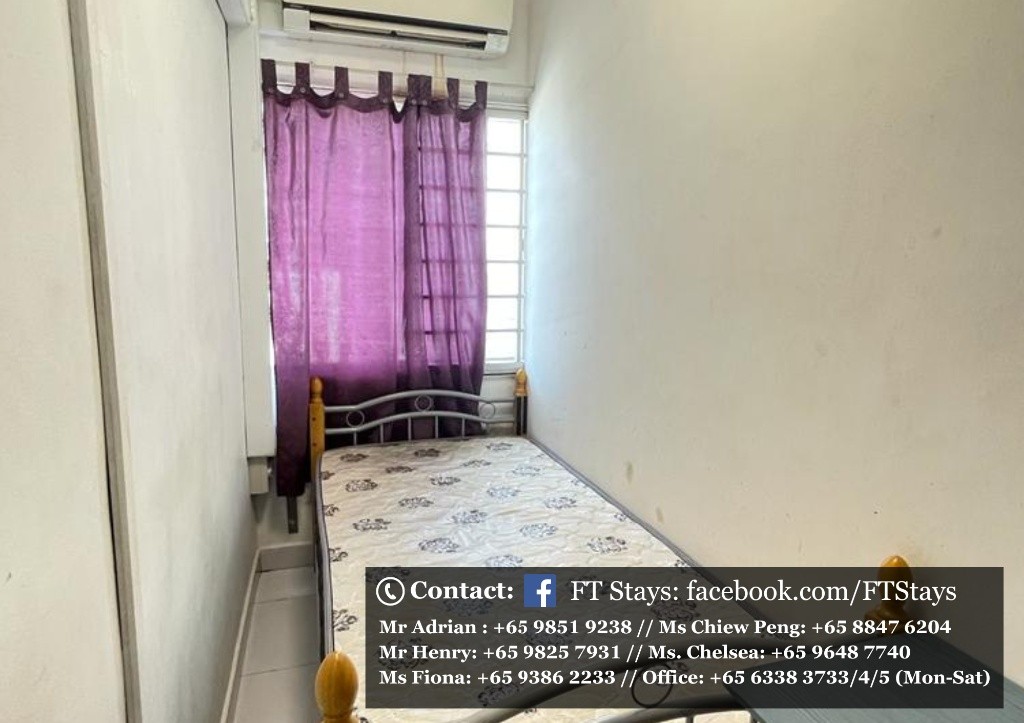 Amenities: wifi, bed, washing machine, ceiling fan and aircon, closet, shared toilet, light cooking allowed, fridge, non smoking, visitors allowed, no owner staying, no pet, no agent fee. - Bugis - Fl - Homates Singapore