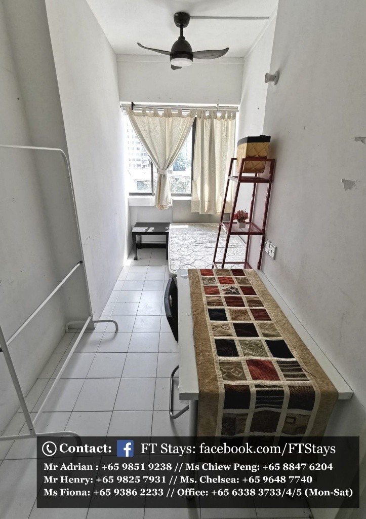 Amenities: wifi, bed, washing machine, ceiling fan and aircon, closet, shared toilet, light cooking allowed, fridge, non smoking, visitors allowed, no owner staying, no pet, no agent fee. - River Vall - Homates 新加坡
