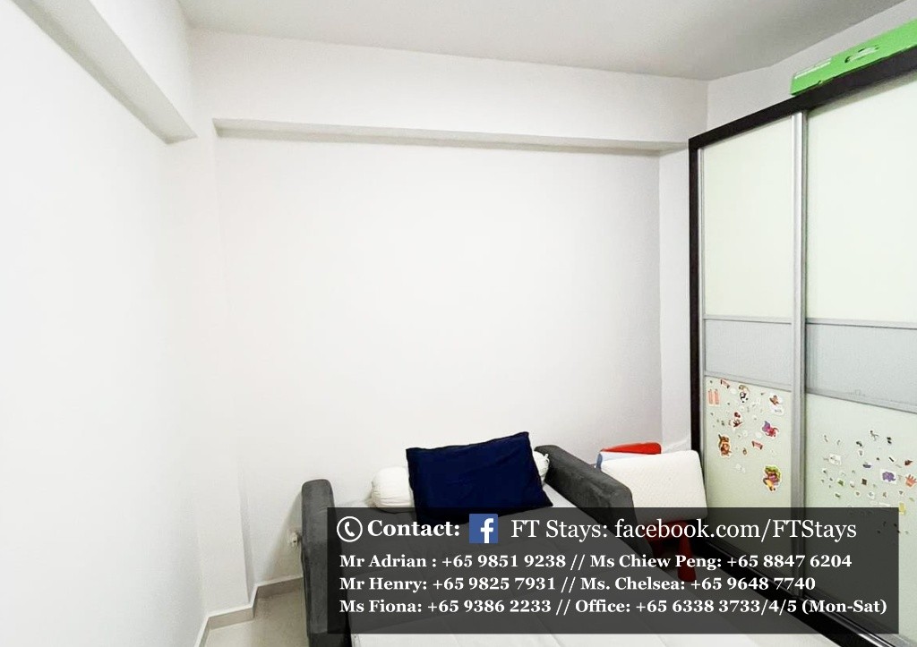 Amenities: wifi, bed, washing machine, ceiling fan and aircon, closet, shared toilet, light cooking allowed, fridge, non smoking, visitors allowed, no owner staying, no pet, no agent fee. - Novena - F - Homates Singapore