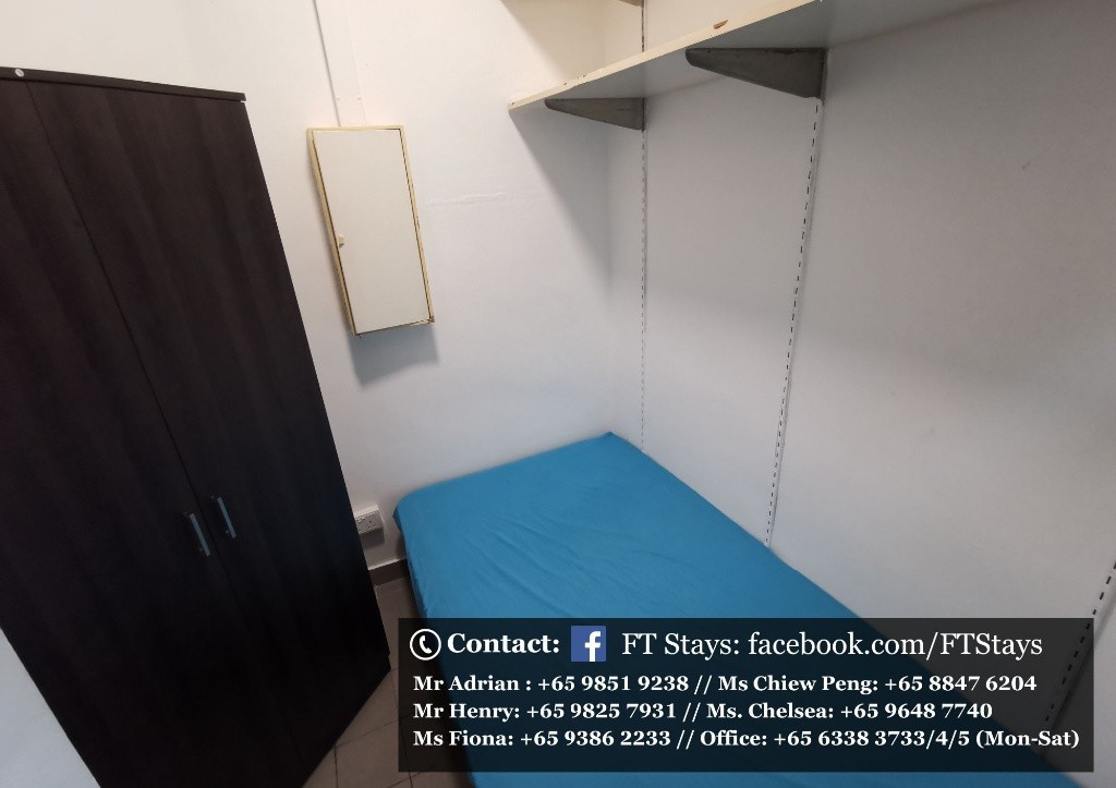 Amenities: wifi, bed, washing machine, ceiling fan and aircon, closet, shared toilet, light cooking allowed, fridge, non smoking, visitors allowed, no owner staying, no pet, no agent fee. - Paya Lebar - Homates Singapore