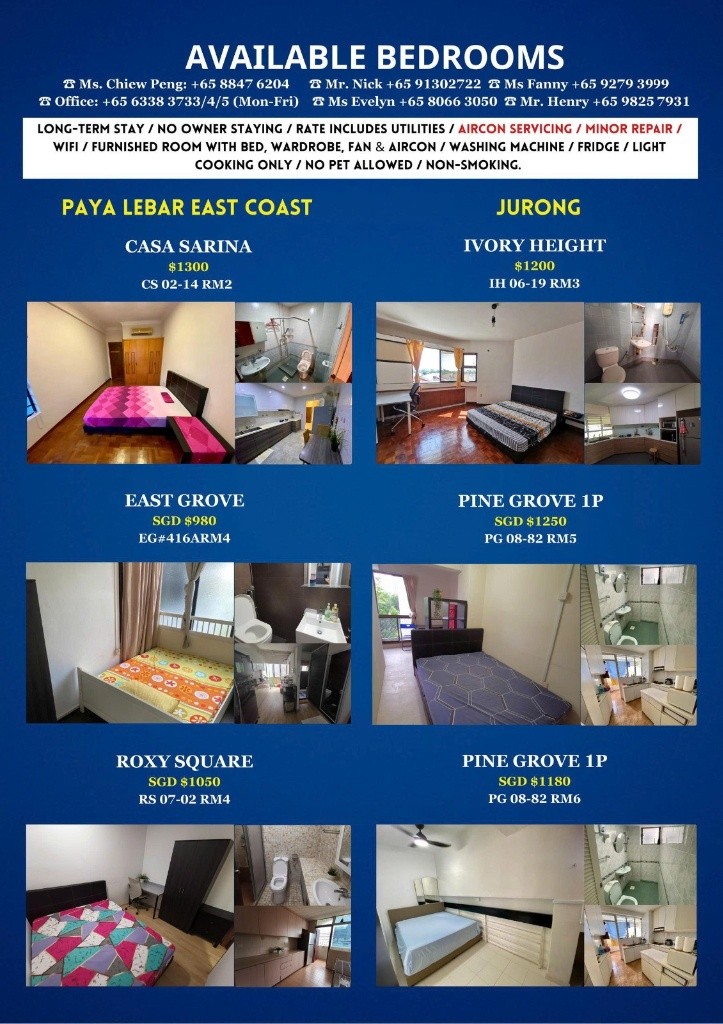 Room For Rent - Near Caldecott MRT - Braddell - Flat - Homates Singapore