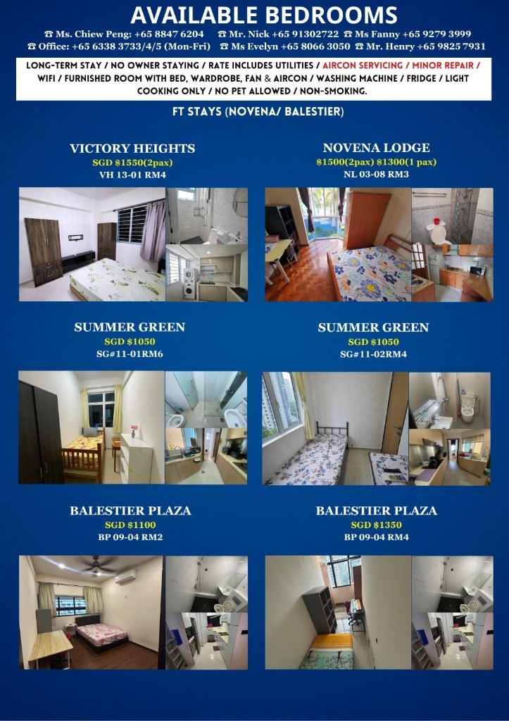 Room For Rent - Near Caldecott MRT - Braddell - Flat - Homates Singapore