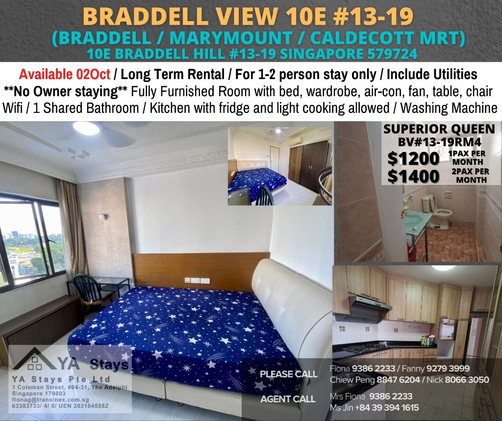Room For Rent - Near Marymount MRT - Braddell - Flat - Homates Singapore