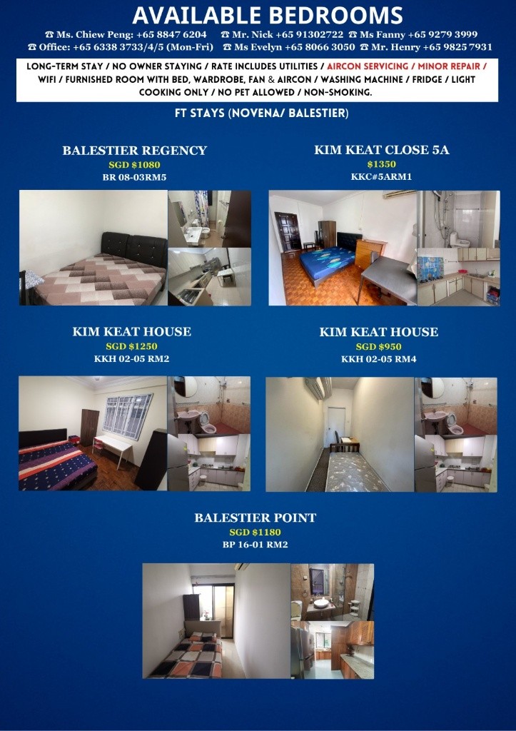 Room For Rent - Near Marymount MRT - Braddell - Flat - Homates Singapore