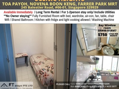 SCENIC HEIGHTS - SH#06-01RM7 - 245 Balestier , #06-01, Singapore 329929