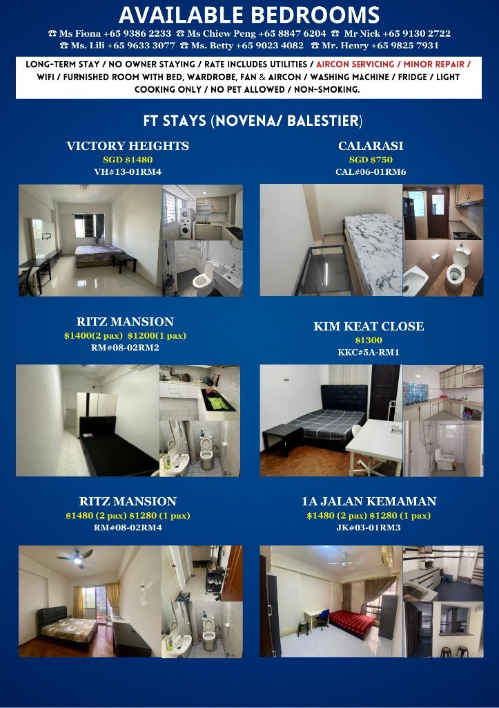 Room For Rent - Toa Payoh - Kim Keat Close 5A RM1 - Toa Payoh - Flat - Homates Singapore