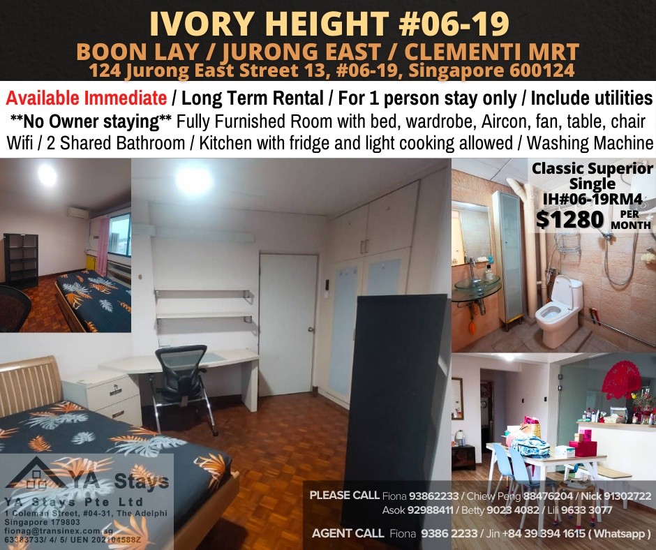 Chinese Garden MRT/Jurong East MRT - Ivory Height - Jurong East 裕廊东 - 整个住家 - Homates 新加坡