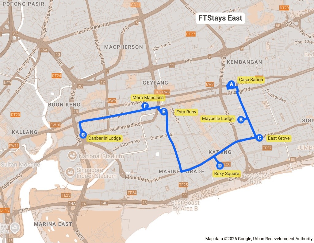 Room for rent / Kembangan, Eunos / Common room / 1pax stay / Available immediately - Eunos 友諾士 - 分租房間 - Homates 新加坡