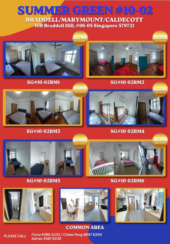 Room for rent/Toa Payoh, Boon Keng, Novena MRT/1 pax stay/Include Utilities/Available IMMEDIATELY - Novena 諾維娜 - 整個住家 - Homates 新加坡