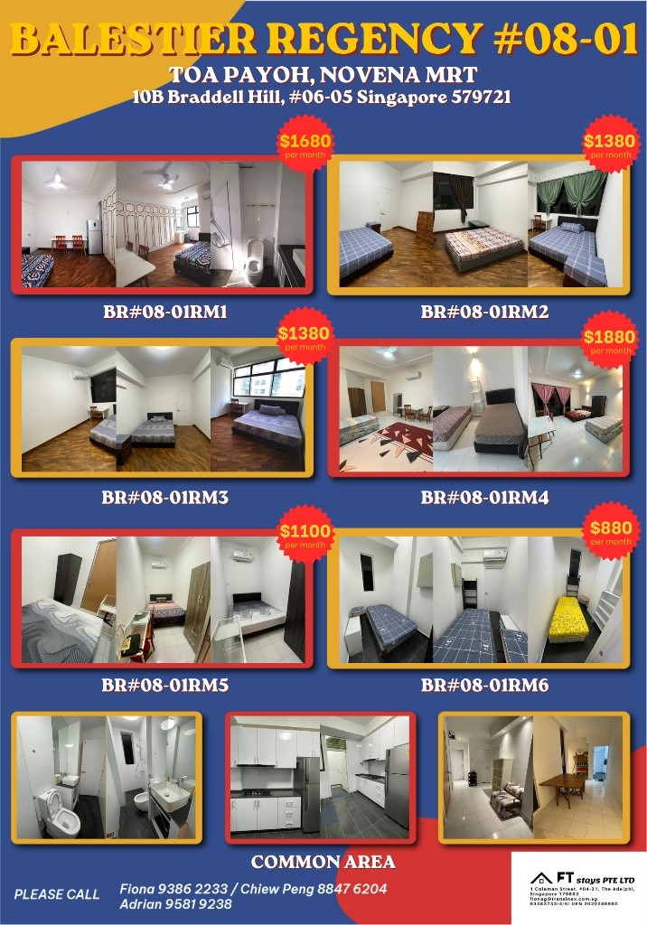 Available﻿ Immediate- Common Room/Include Utilities/Wifi/Aircon/No Agent Fee/Light Cooking Allowed/Washing Machine - Tiong Bahru 中嗒魯 - 分租房間 - Homates 新加坡