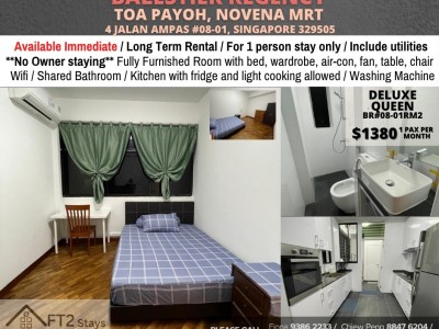AvailableAvailable -﻿ Master Room/Include Utilities/Wifi/Aircon/No Agent Fee/Light Cooking Allowed/Washing Machine - 338E River Valley Road, #08-02. River Valley Court, Singapore