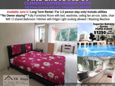 Available﻿ Immediate- Common Room/Include Utilities/Wifi/Aircon/No Agent Fee/Light Cooking Allowed/Washing Machine - 1N Pine Grove #03-61, Singapore
