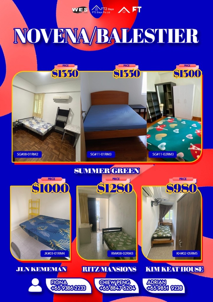Available﻿ Immediately - Master Room/Include Utilities/W ifi/Aircon/No Agent Fee/Light Cooking Allowed/Washing Machine - Toa Payoh 大巴窑 - 分租房间 - Homates 新加坡