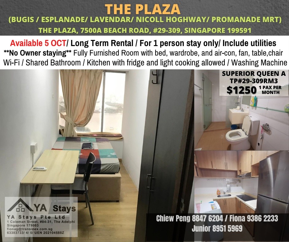 Room for rent / LAVENDER / Bugis  / Common room / 1pax stay / Available 5 October - Lavender - Flat - Homates Singapore
