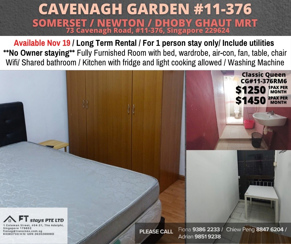 Room for rent / SOMERSET / Classic Queen Room / 1 - 2 pax stay / Available Nov 19 - Somerset - Bedroom - Homates Singapore