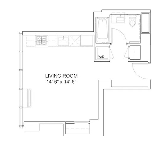 纽约曼哈顿中城哈德逊河景公寓出租 - 每月 3,910 美元  - New York - Flat - Homates United States