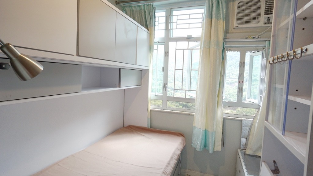 免佣金月租$4000傢俬設施齊清靜向南全山景四窗單人房出租 - Sha Tin/Fo Tan - Bedroom - Homates Hong Kong