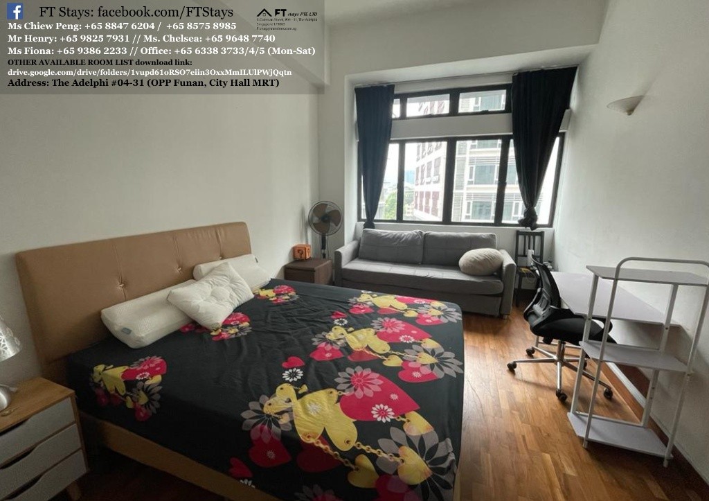 Master room/Long term rental/For 1-2 person stay only/no Owner Stayon/No Agent Fee/Cooking allowed/ Near Somerset MRT / Orchard MRT / Fort Canning MRT/ Available 12 Dec - River Valley 裡峇峇利 - 分租房間 - Homates 新加坡