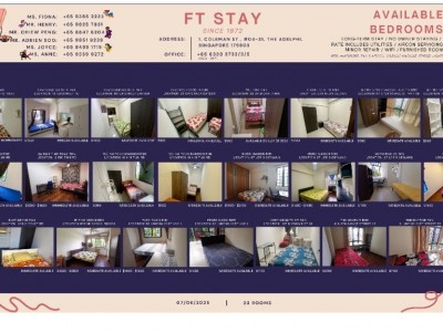 🏡 Central District Rooms for Rent📍Orchard • River Valley • Bugis / Lavender (District 9 &amp; 7) - 73 Cavenagh Rd