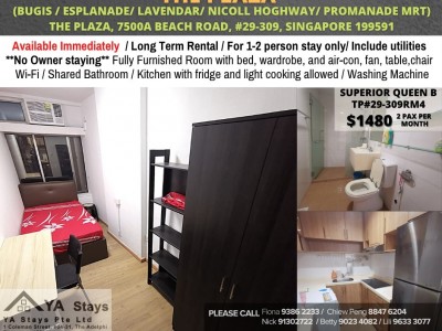 The Plaza - TP#29-309RM4 - 7500A Beach Road, #29-309, Singapore 199591