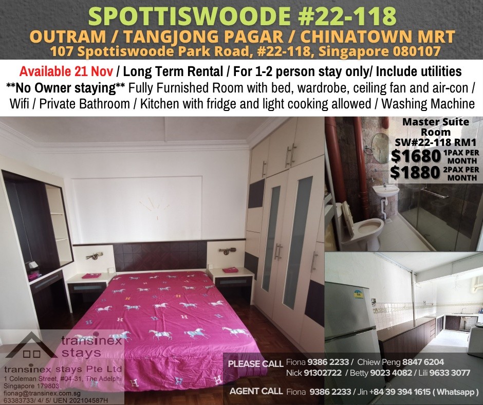 Spottiswoode - SW#22-118RM1 - Tanjong Pagar - Flat - Homates Singapore