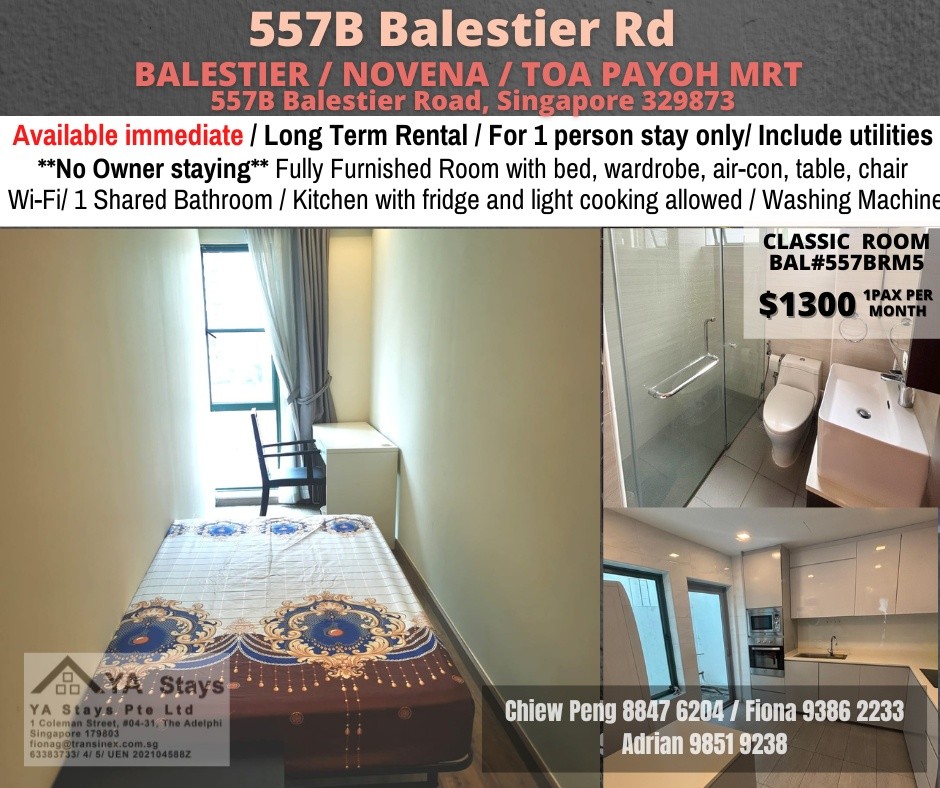 Available﻿ Immediately - Common Room/Include Utilities/Wifi/Aircon/No Agent Fee/Light Cooking Allowed/Washing Machine - Potong Pasir 波东巴西 - 分租房间 - Homates 新加坡